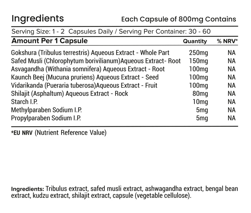 M-E-N-HANCE Herbal Blend Capsules for Men